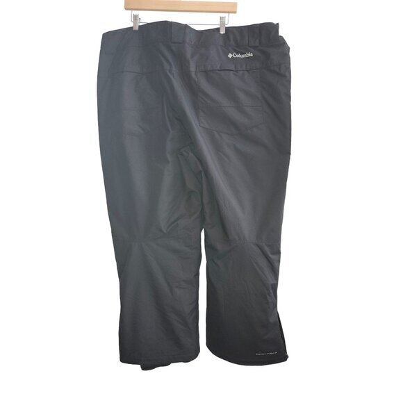 Columbia Omni-Tech Mens Snow Outdoor Pants Size 3X SHORT Black Pre-Owned - Picture 2 of 11